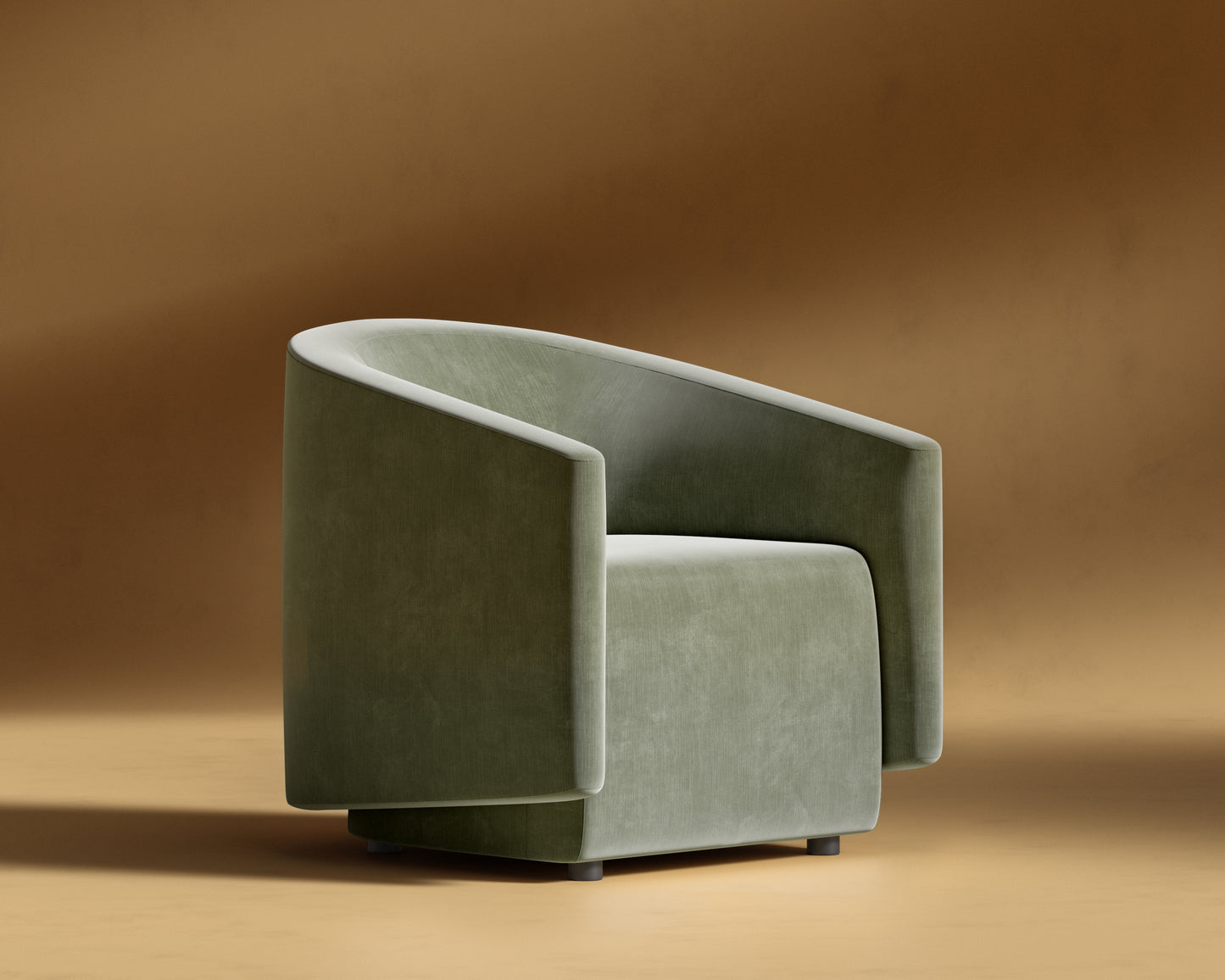 Hadrian_Armchair_Cotton_Velvet - Verdant