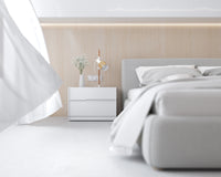 Hunter Nightstand - White - Staged Scene
