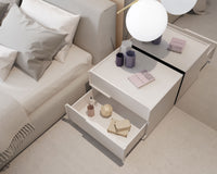 Hunter Nightstand - White - Staged Scene