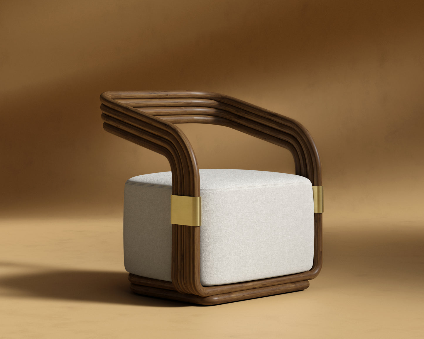 JL Curva Lounge Chair - Modern Felt - Alesund