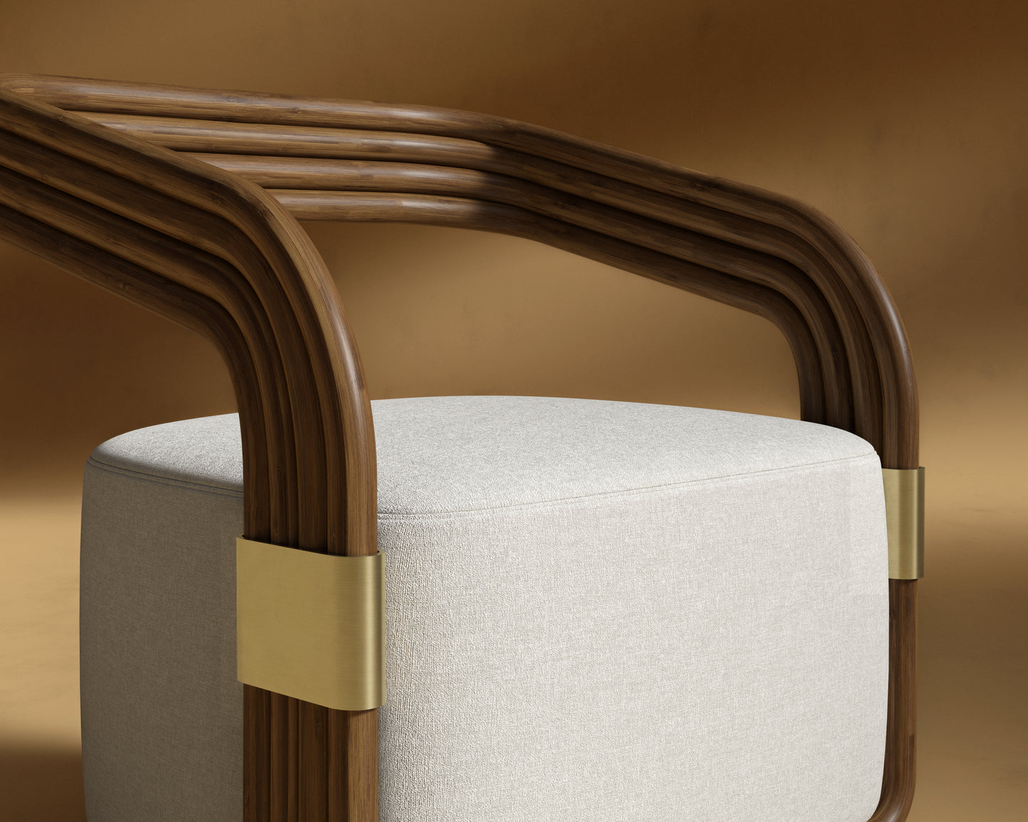 JL Curva Lounge Chair - Modern Felt - Alesund