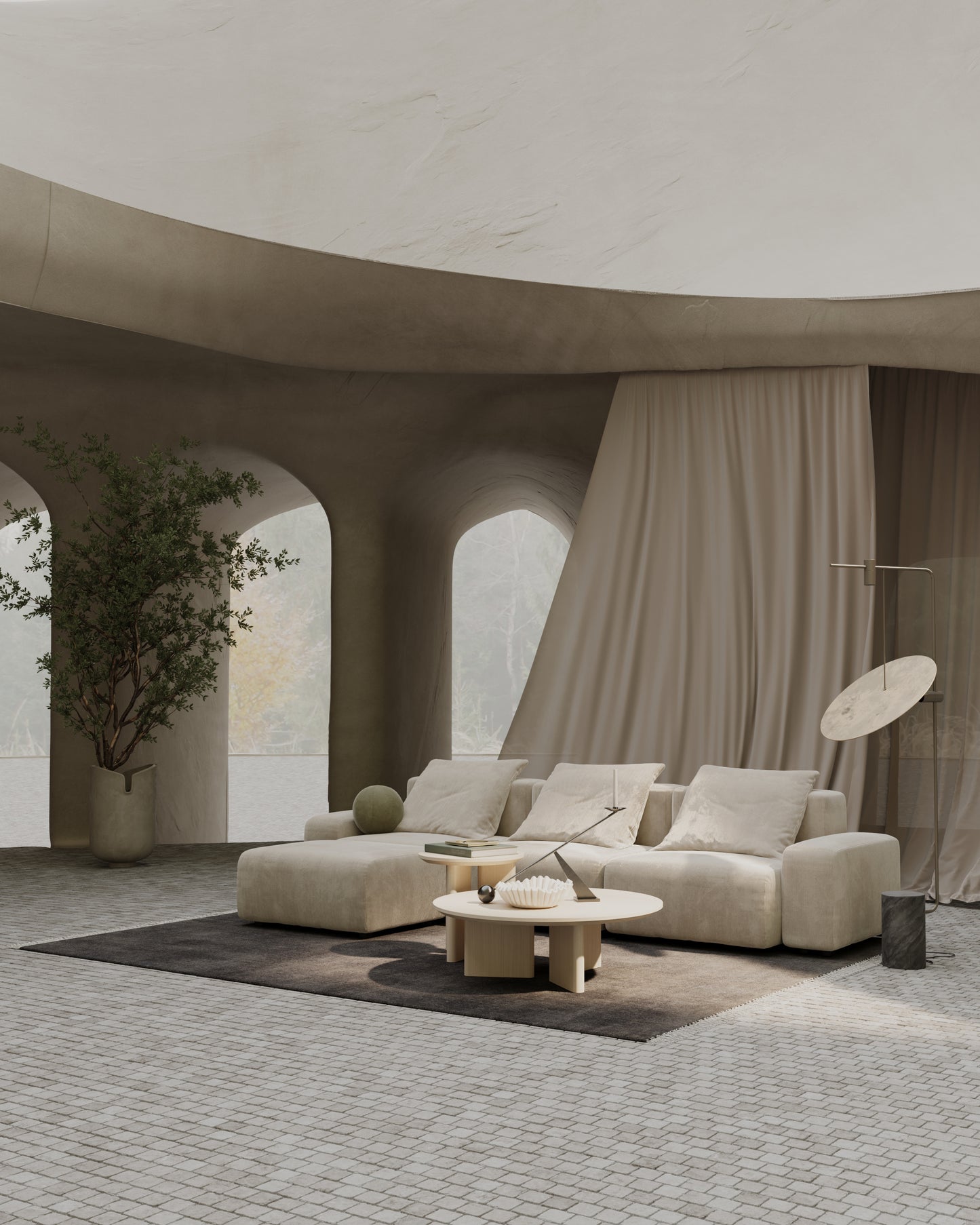 Kaye Open End Sofa S