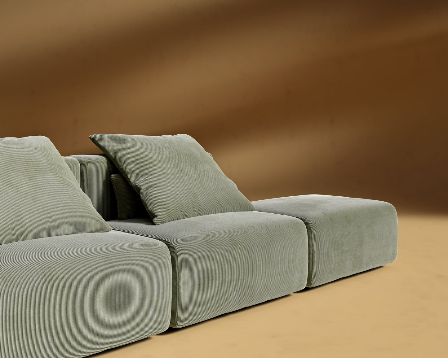 Kaye_Open_End_Sofa-L_Corduroy_Velvet_Evergreen