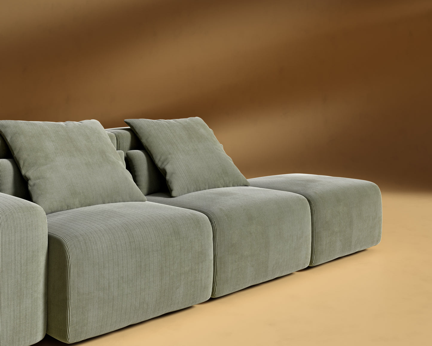 Kaye_Open_End_Sofa-S_Corduroy_Velvet_Evergreen