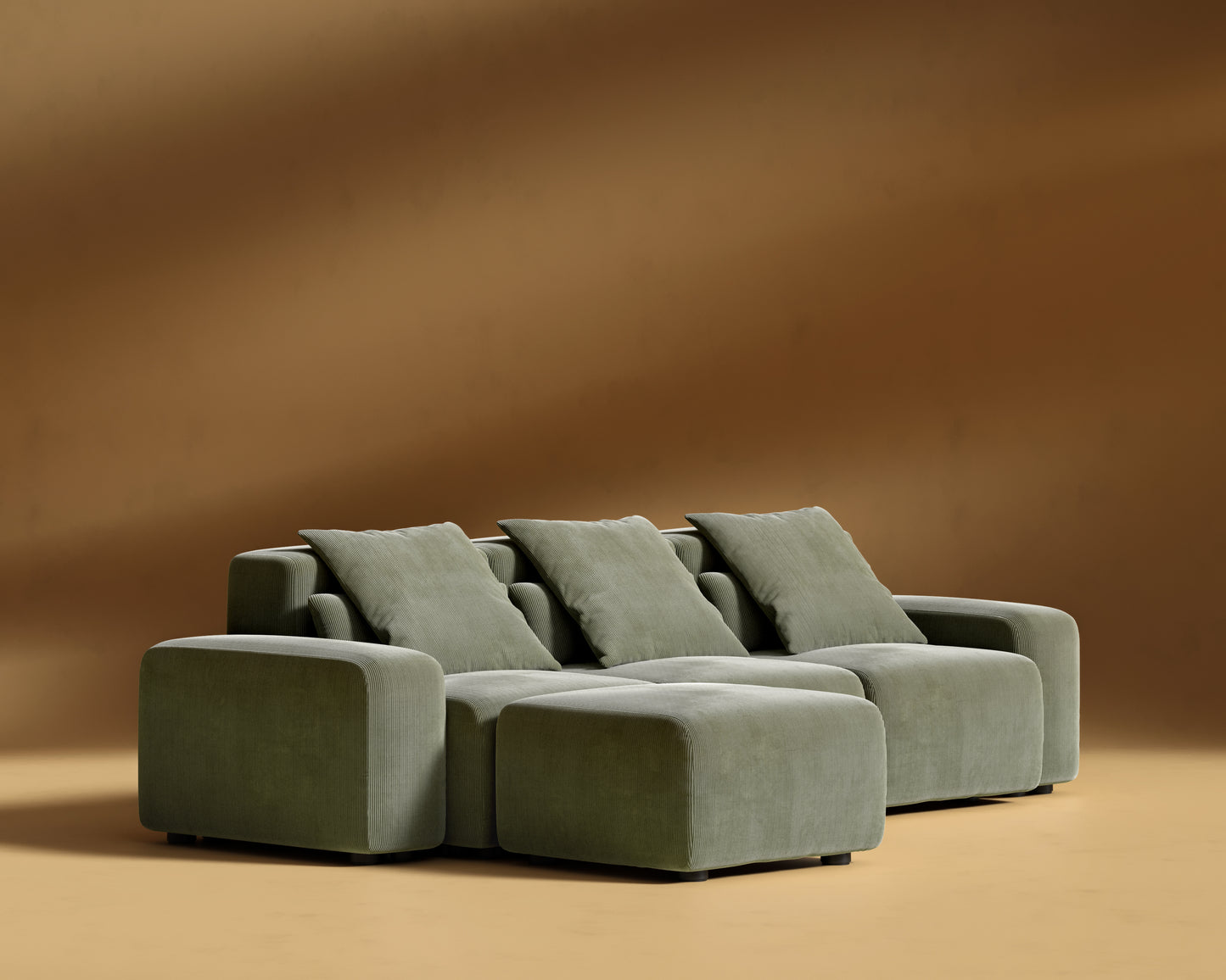 Kaye_Sectional_Sofa-S_Corduroy_Velvet_Evergreen