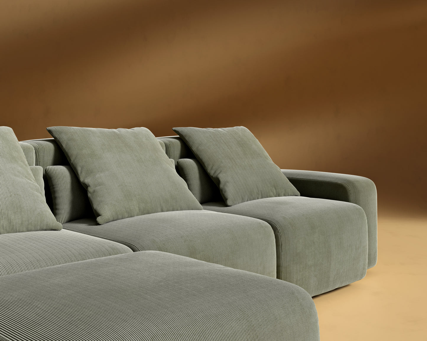 Kaye_Sectional_Sofa-S_Corduroy_Velvet_Evergreen
