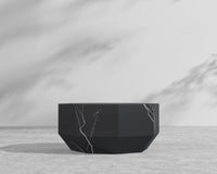 Leia Outdoor Coffee Table – Black Pietra Ceramic