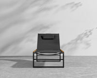 Linnea Outdoor Lounger - Black