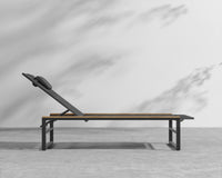 Linnea Outdoor Lounger - Black