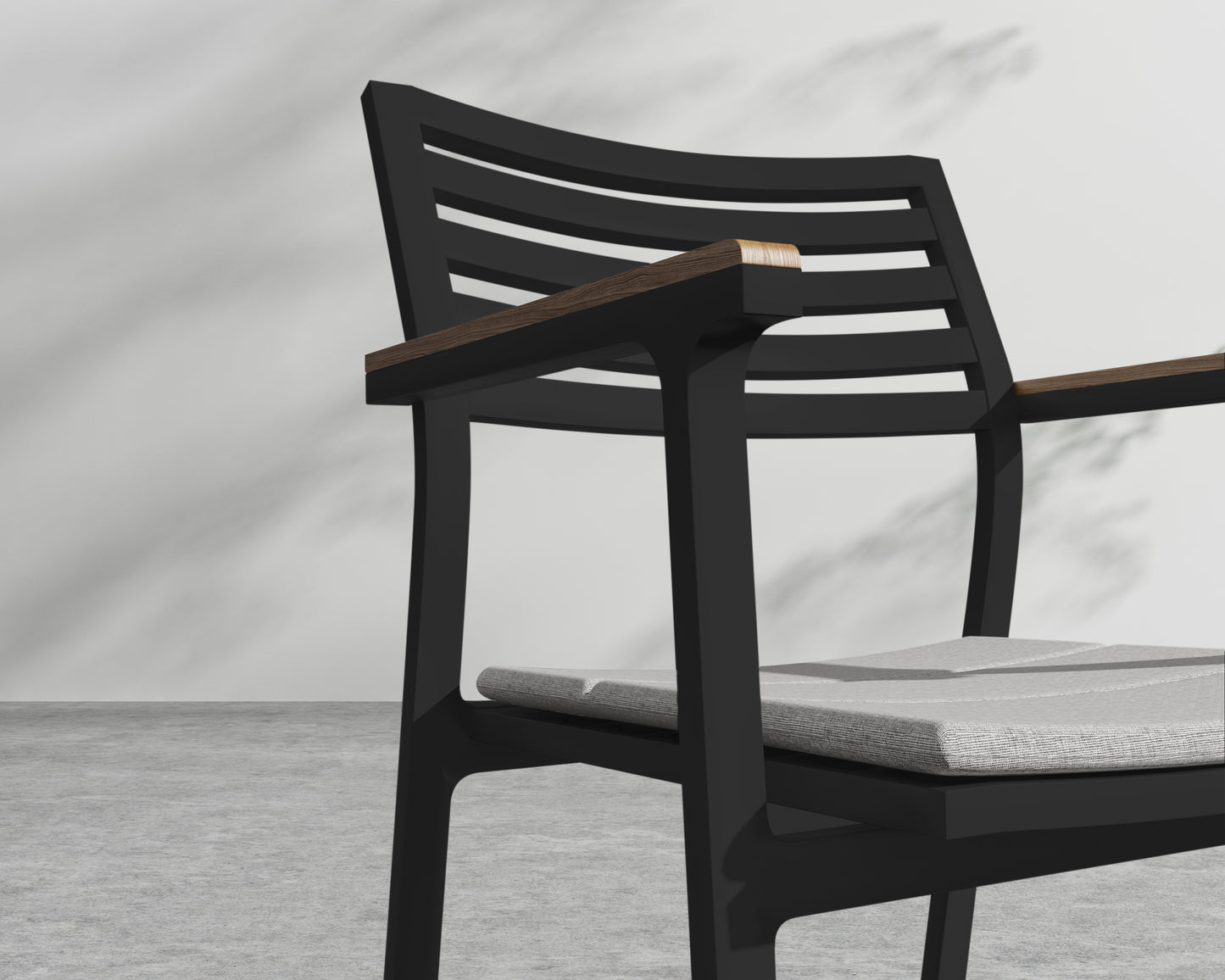Linnea Dining Chair - Black Frame, Encino