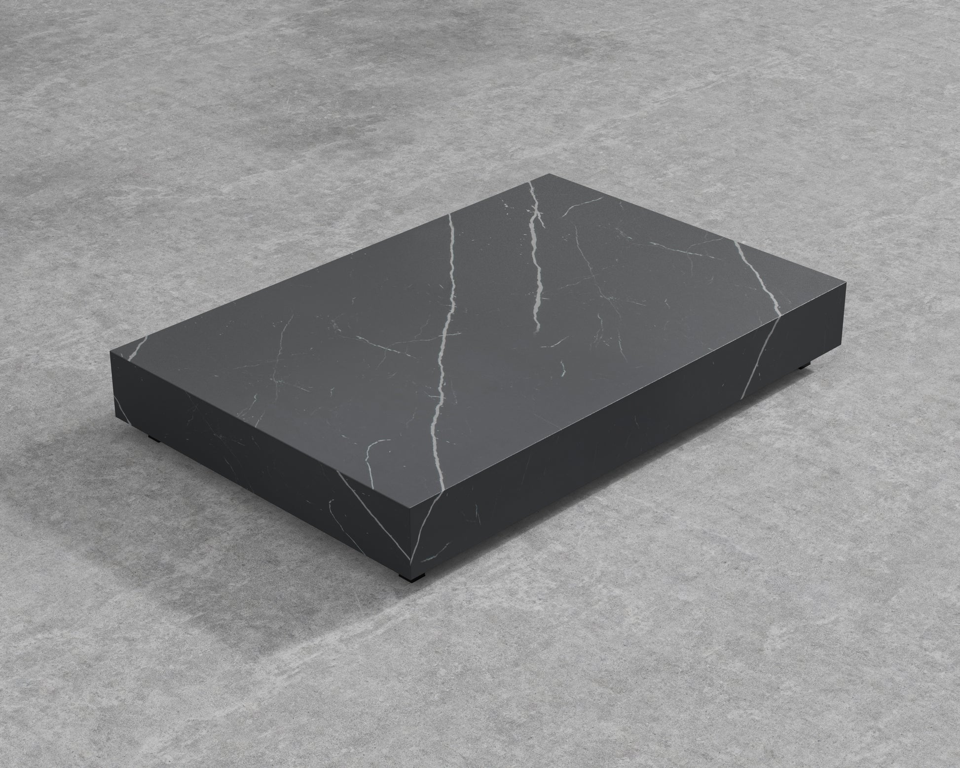 Liza Outdoor Coffee Table - Black Pietra Ceramic - 40 x 60