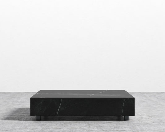 Liza Coffee Table - Black Marble 40x40
