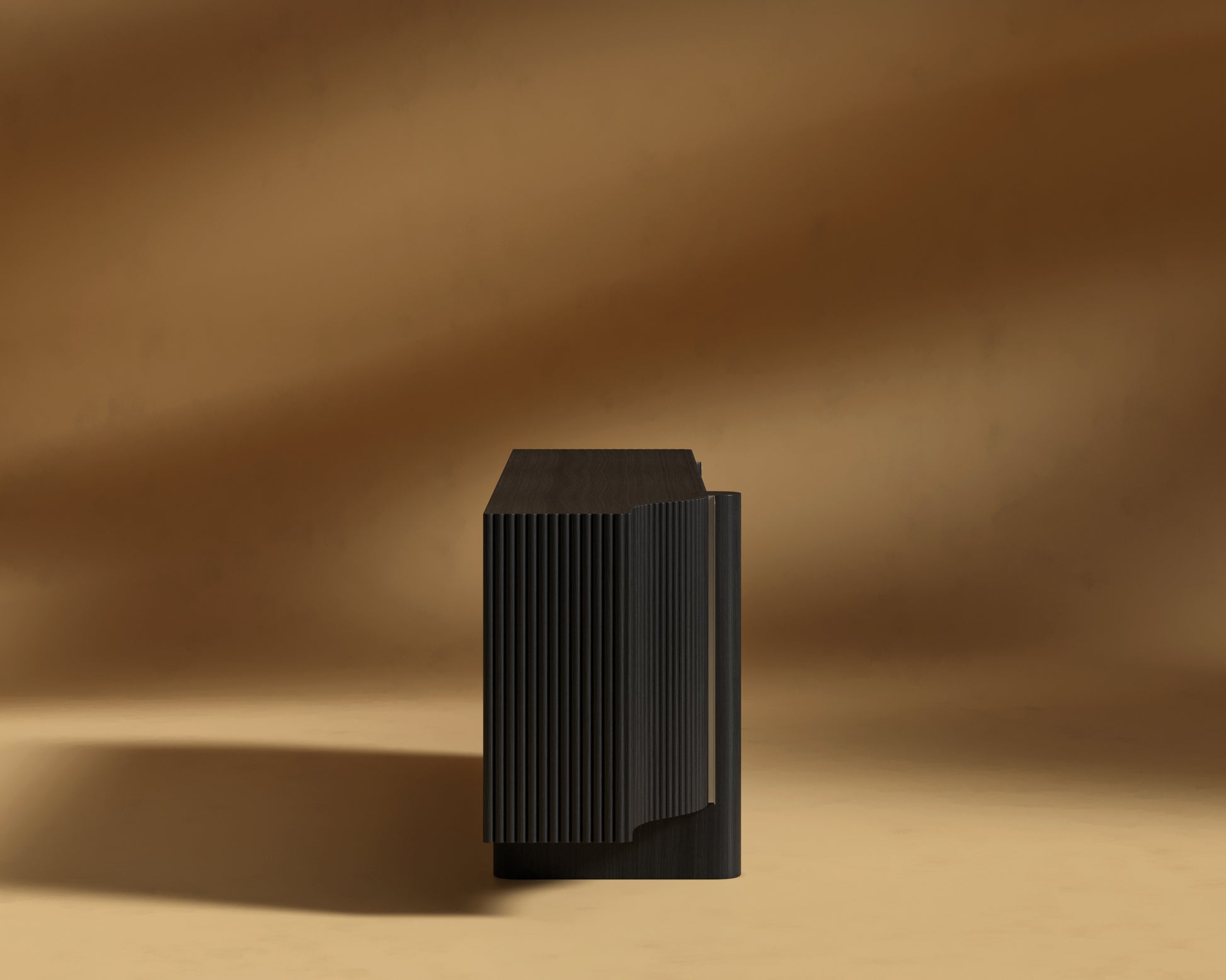 Magnus Entry Way Console - Black Oak