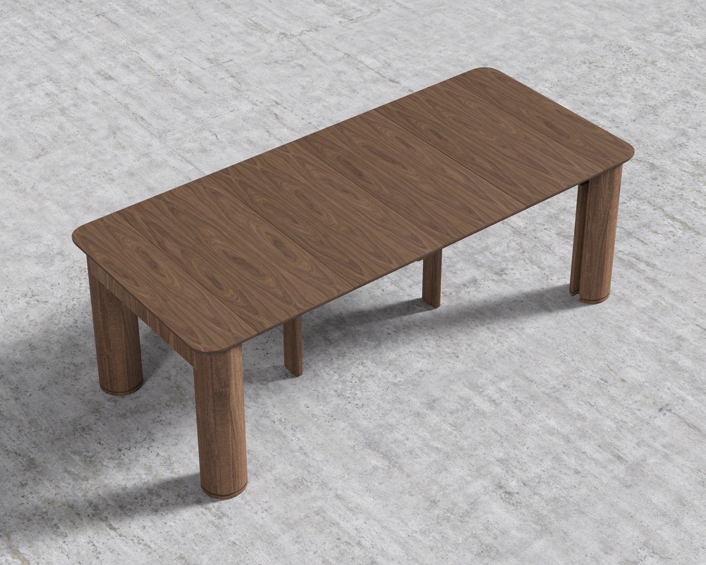 Maia_Extendable_Dining_Table - Walnut
