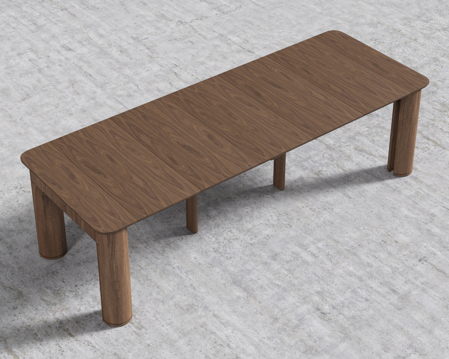 Maia_Extendable_Dining_Table - Walnut