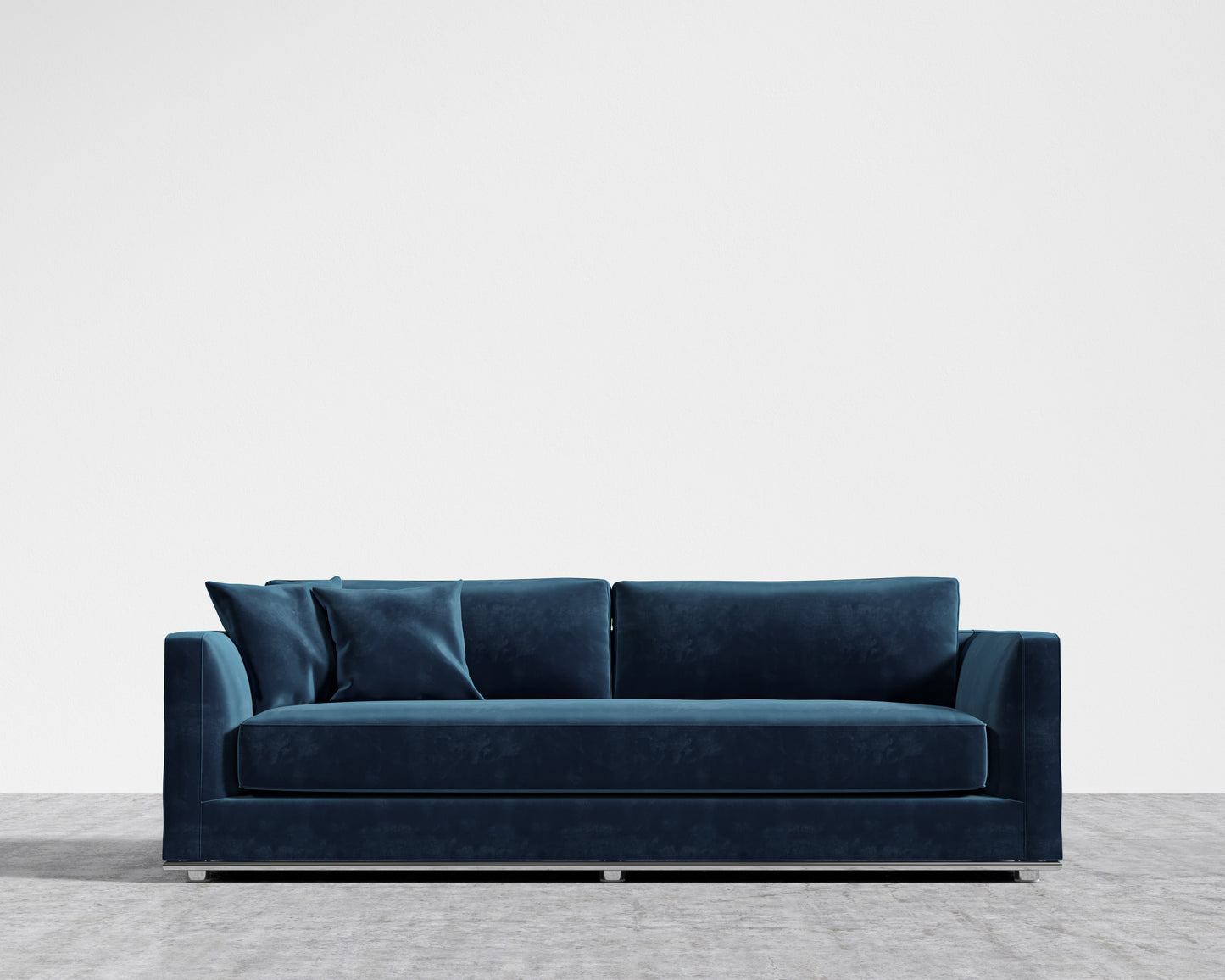 Milo Sleeper Sofa 88 - Plush Velvet - Cobalt