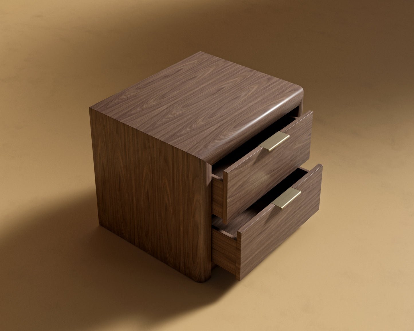 Nerva Nightstand - Walnut