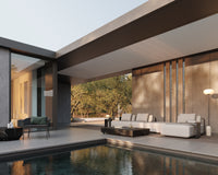 Nobi Outdoor Sectional Sofa - Palisades - Black