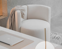 Arlo Desk Scene featuring Nova Lounge Chair