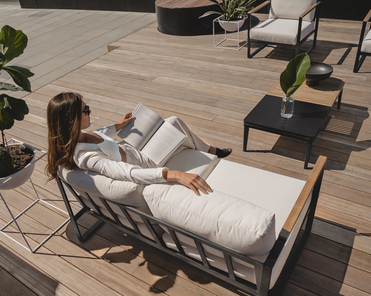 Louis Outdoor Loveseat - palisades