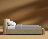 Porter Bed  - Plush Velvet - Dune