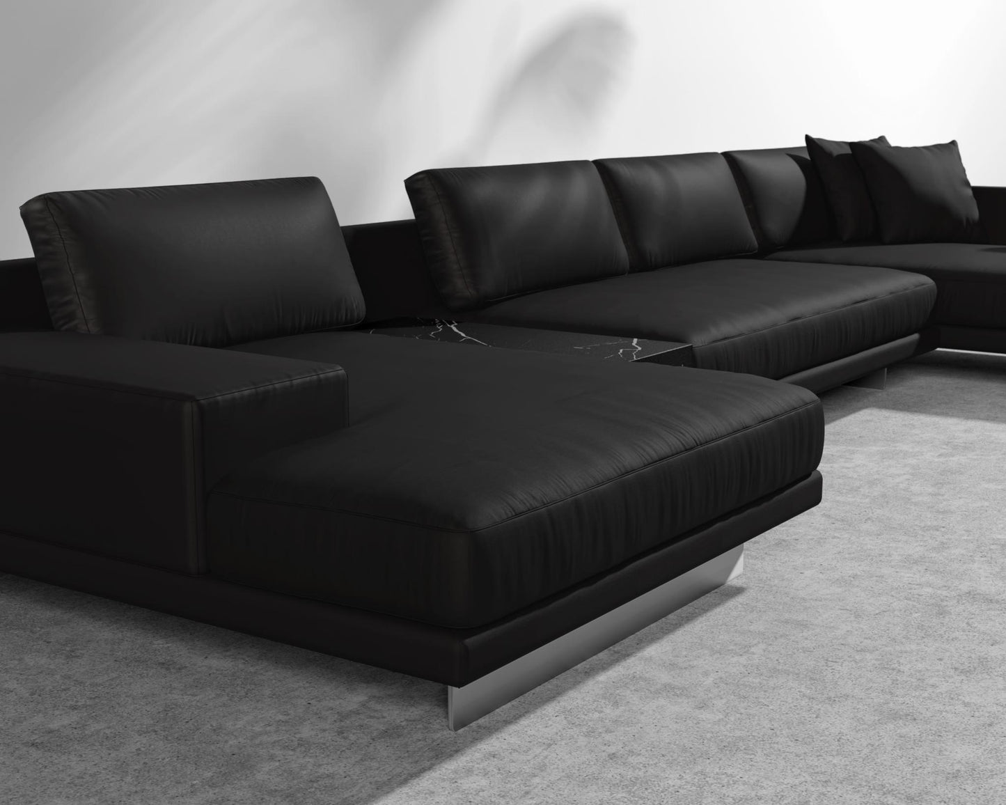 Dresden Outdoor Modular Sectional - Arcadia - Black Pietra Ceramic
