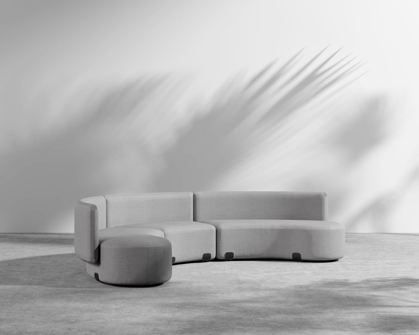 Tano Outdoor Modular Sectional - Encino - Black