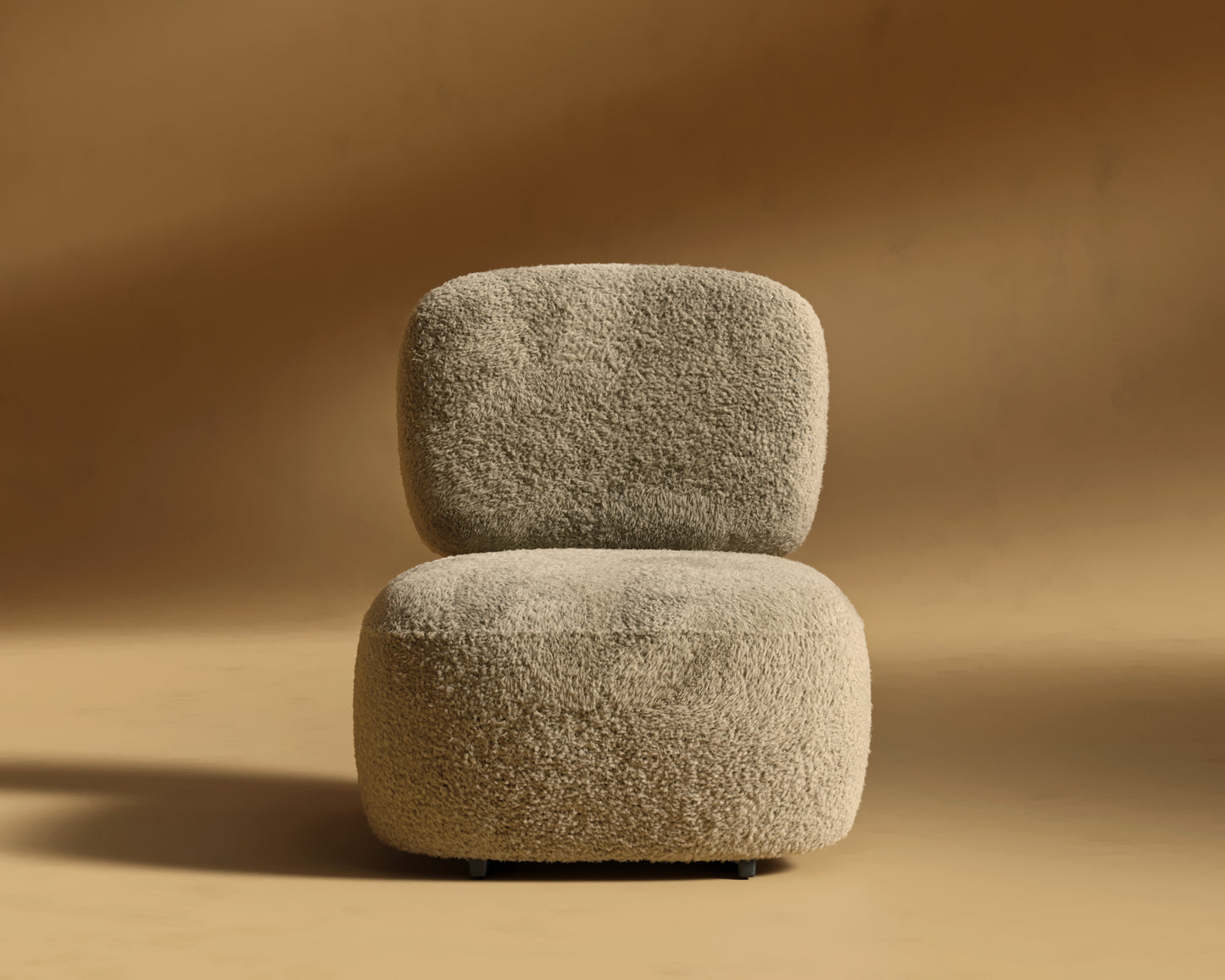 Toro_Lounge_Chair_Shearling - Fawn