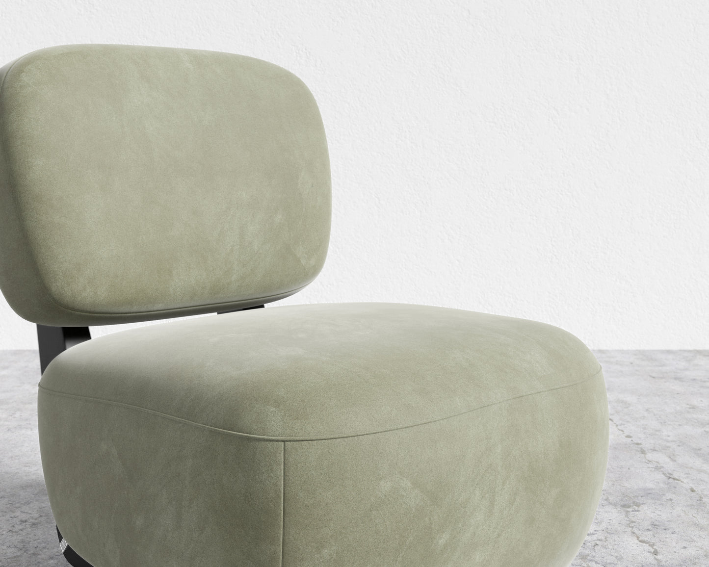 Toro_Lounge_Chair_Vegan Suede - Sage
