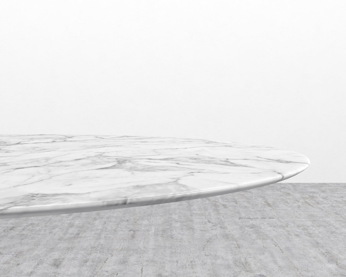 Tulip Table Oval - Carrara