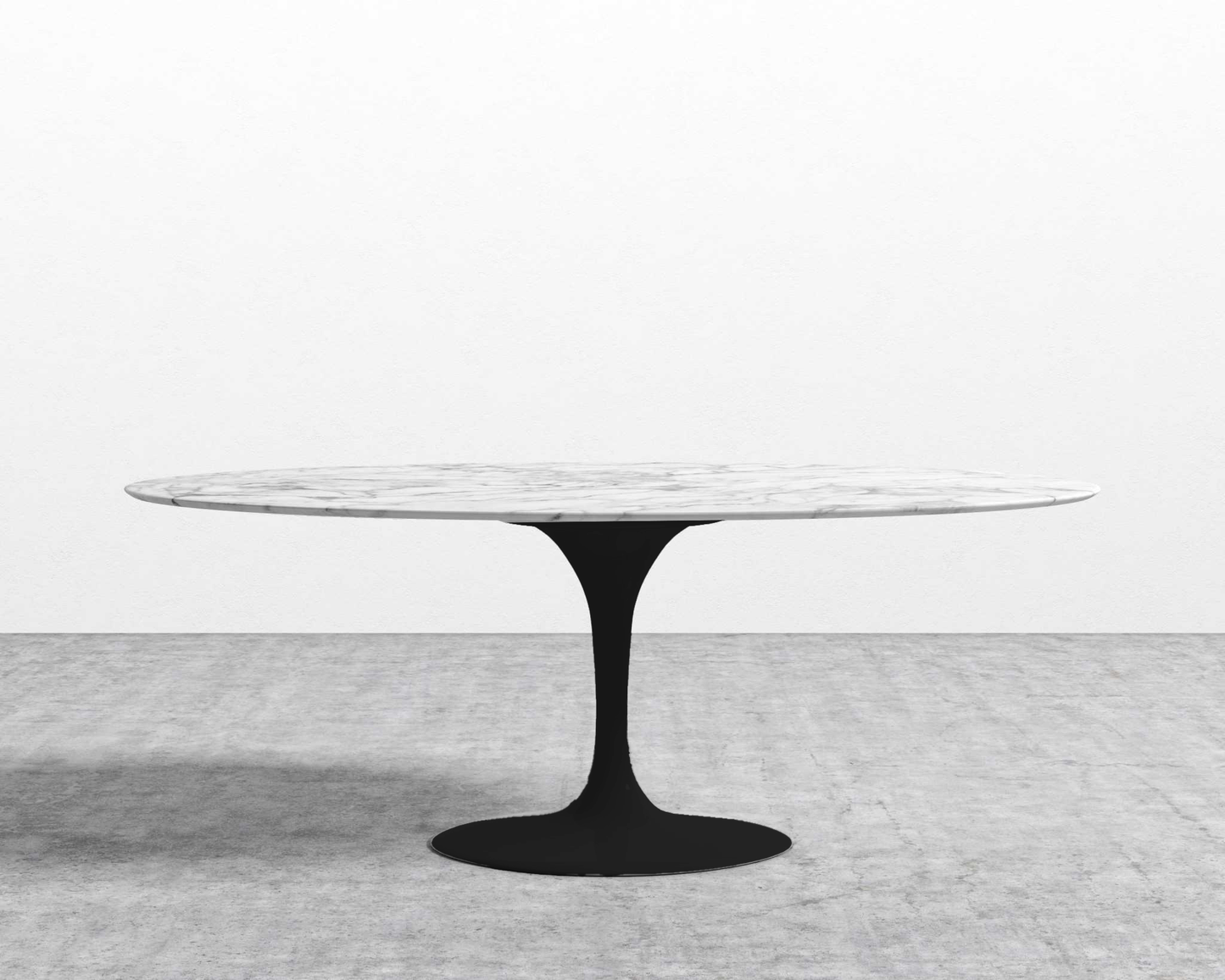 Tulip Table Oval - Carrara