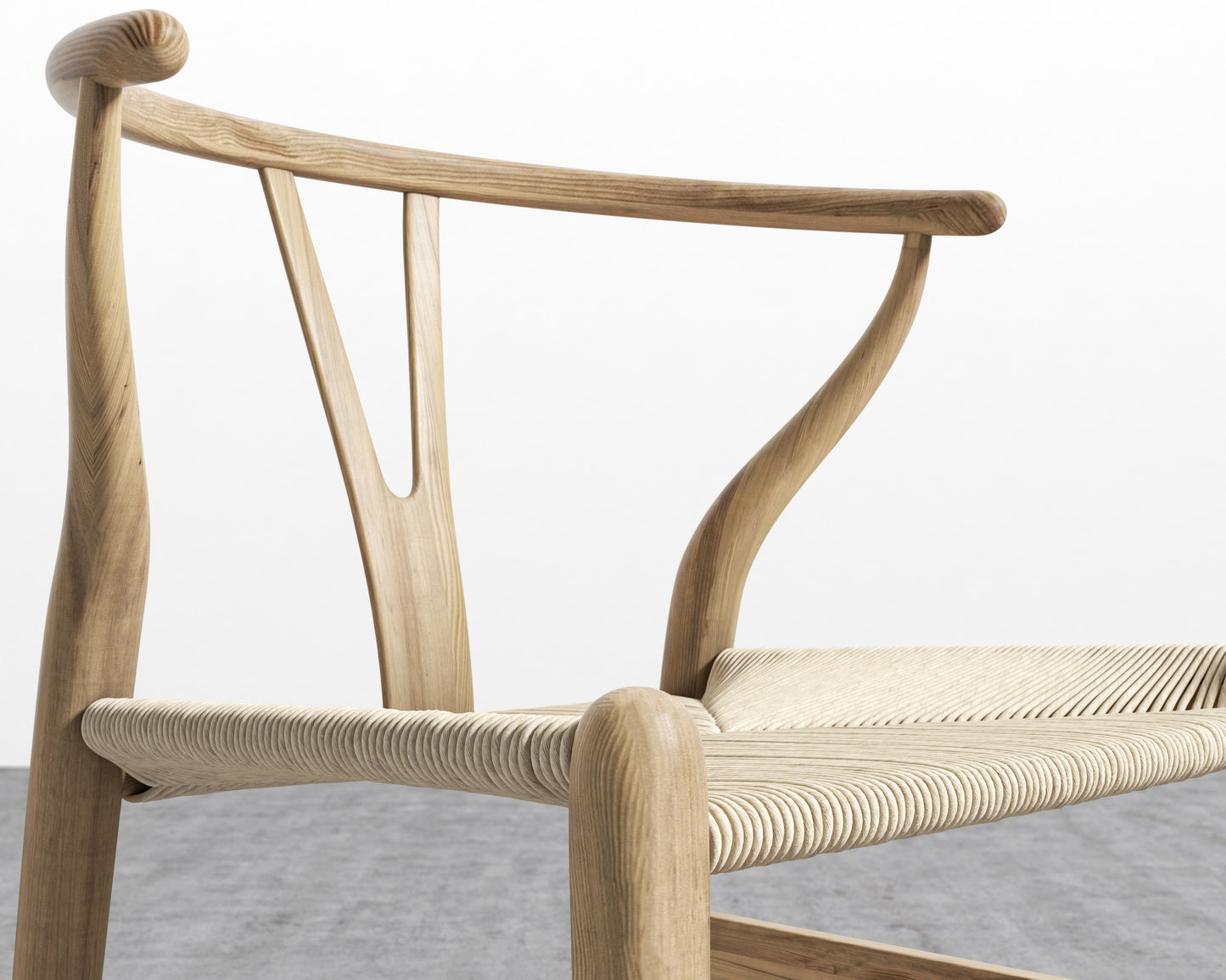 Wishbone Chair - Natural w/ Natural Seat