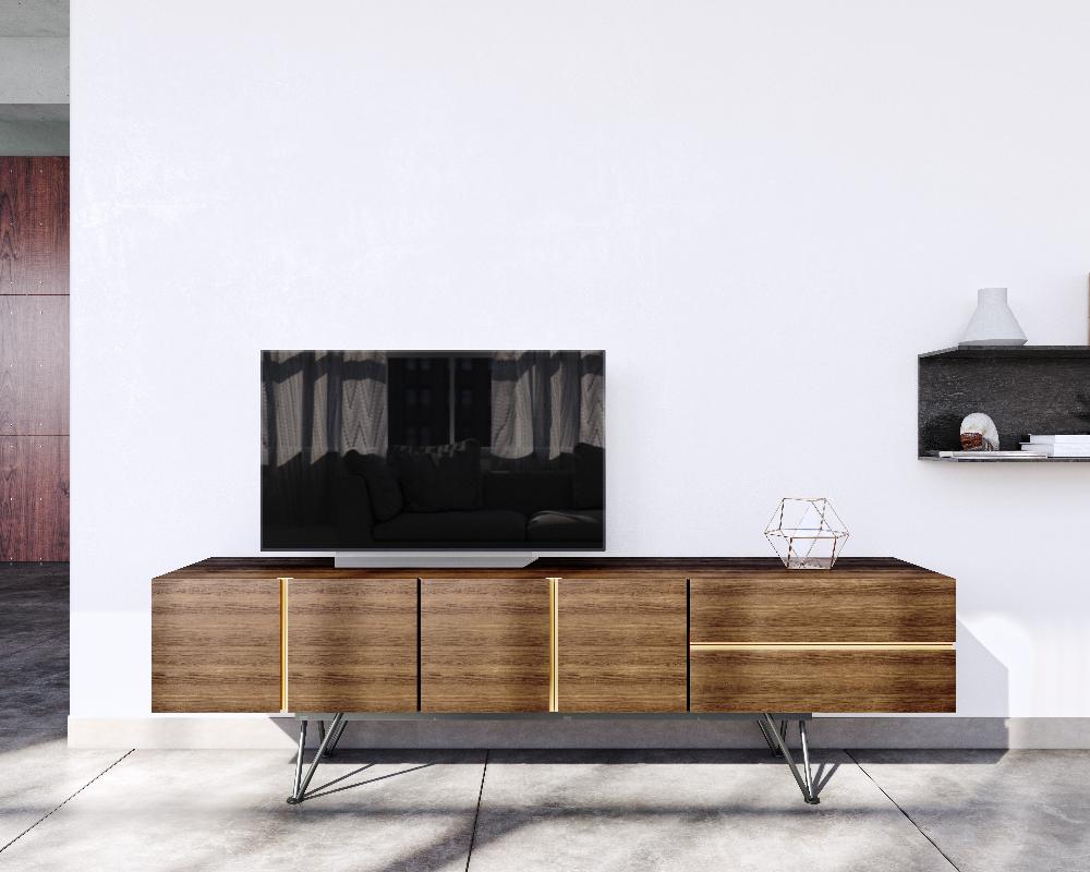 Bennett Media Console Long - Lifestyle