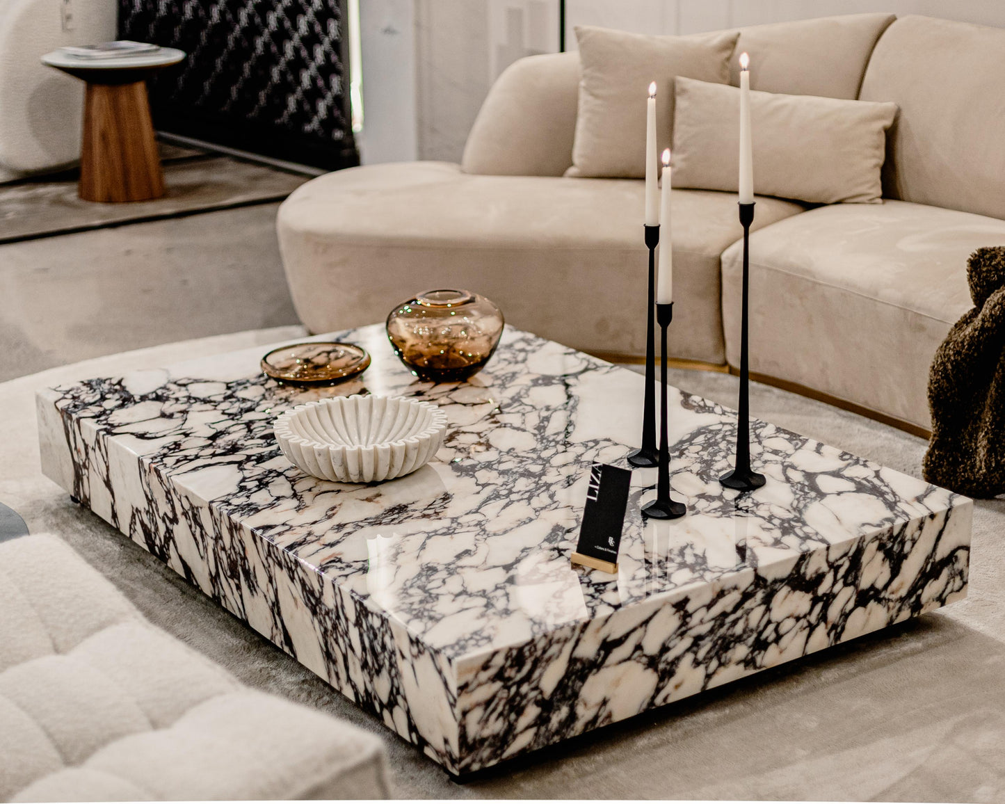 Liza Coffee Table - Marble (Black Label)