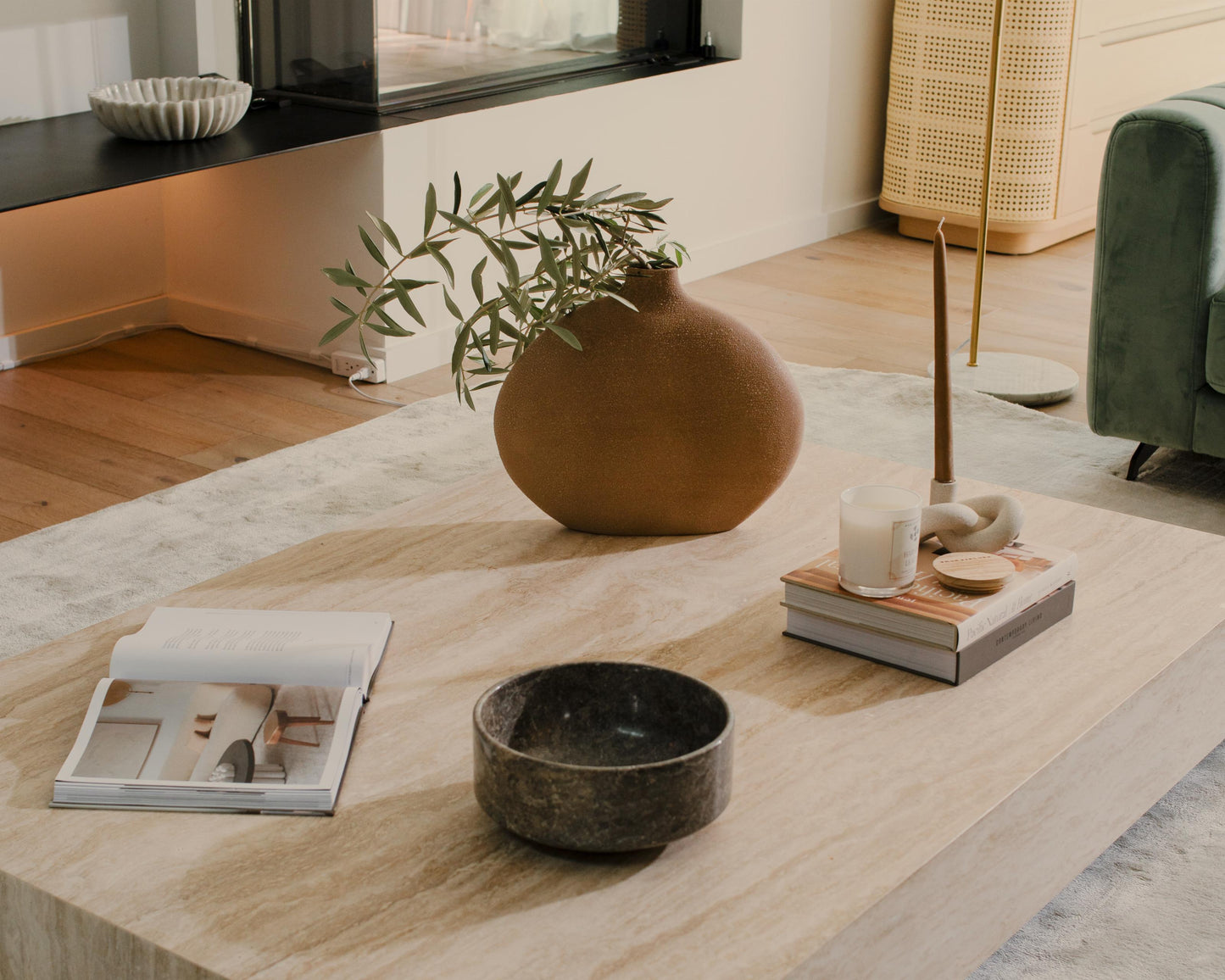 Liza Coffee Table - Marble (Black Label)