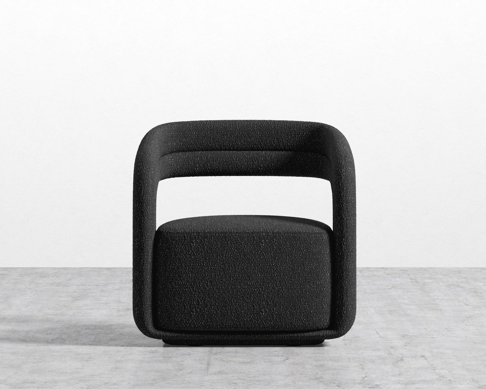 Mia Lounge Chair - Chatou Boucle - Caviar