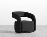 Mia Lounge Chair - Chatou Boucle - Caviar