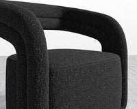 Mia Lounge Chair - Chatou Boucle - Caviar
