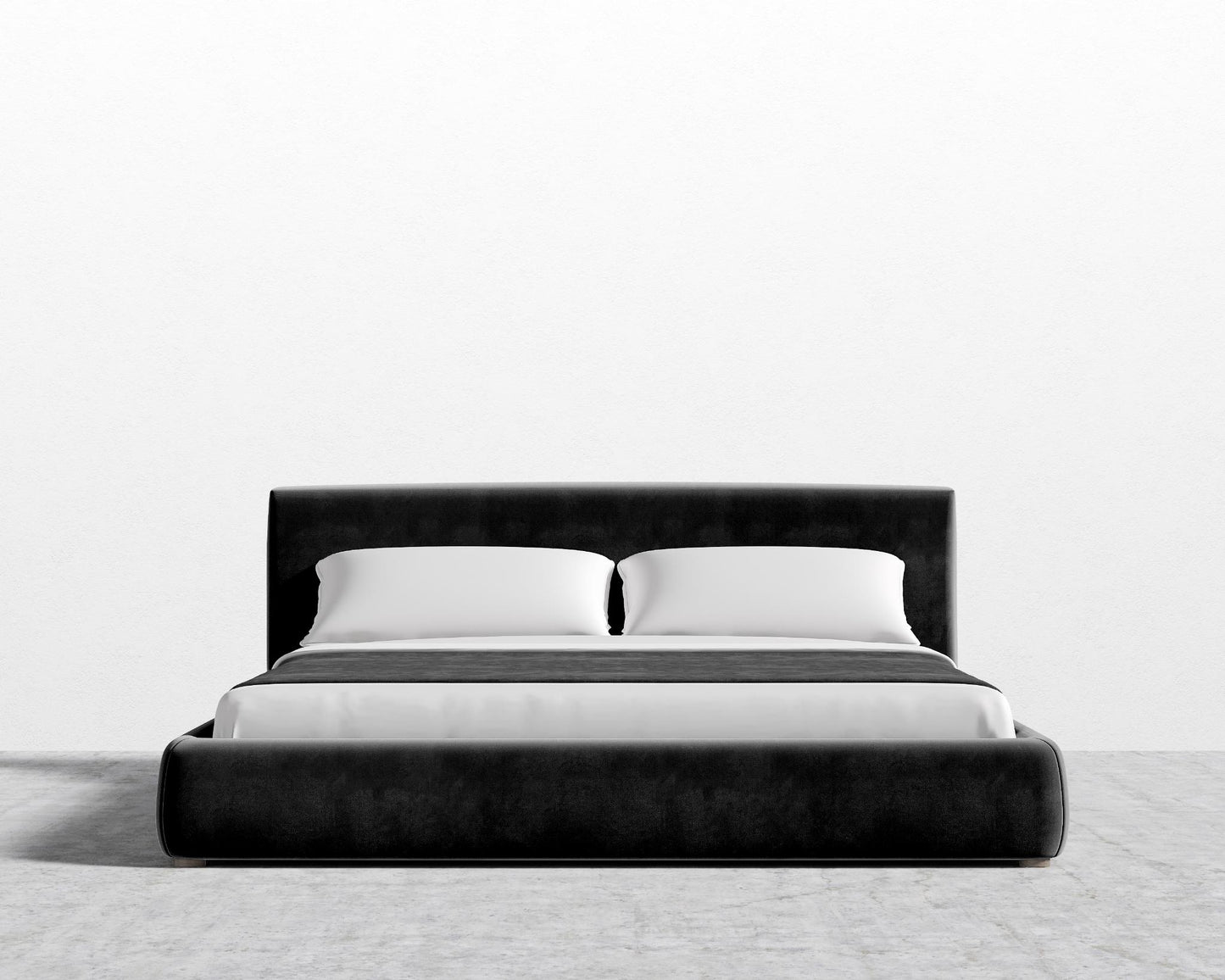 Ophelia_Bed_Plush_Velvet_Black