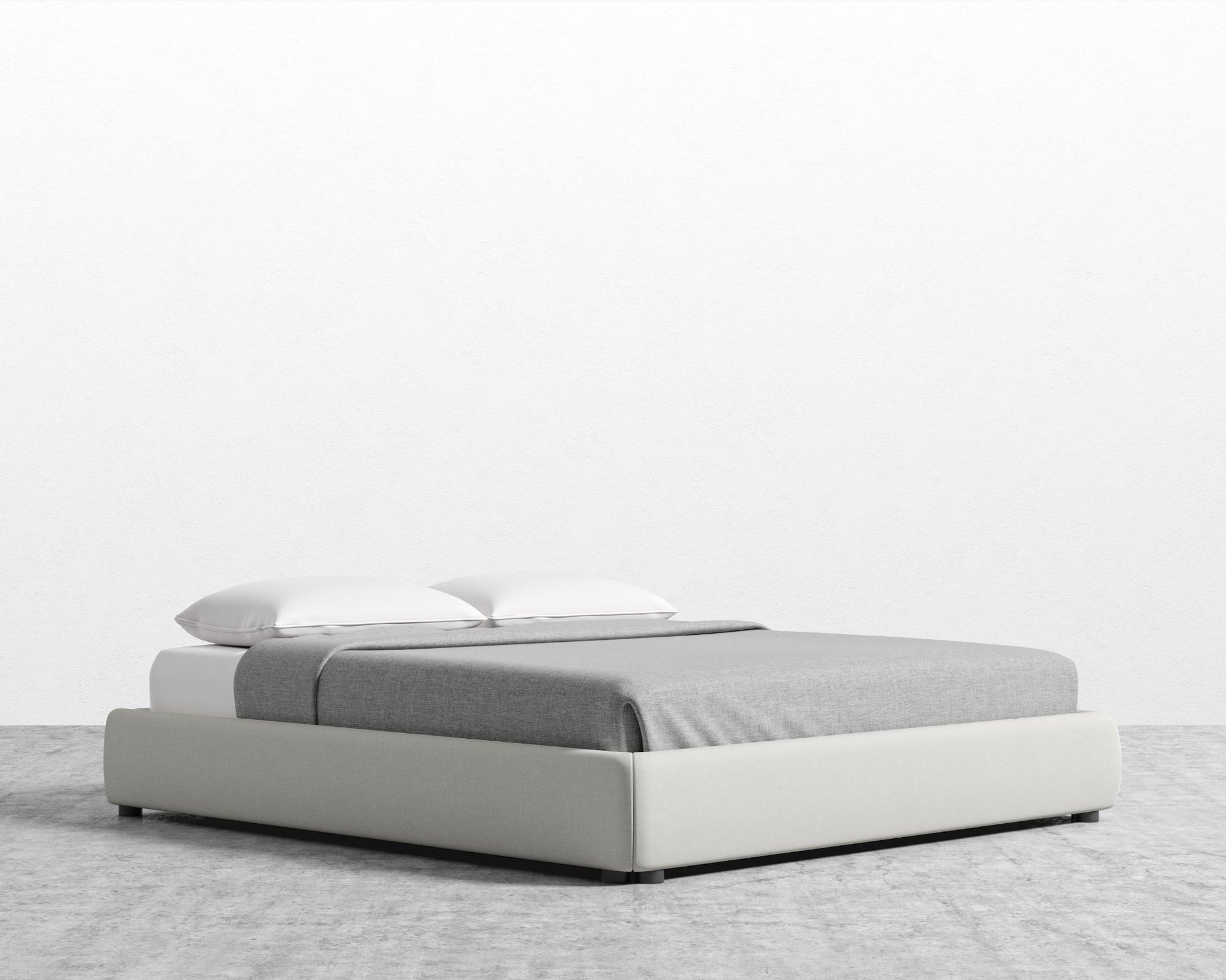 Modular Bed Frame - King - Modern Felt - Alesund