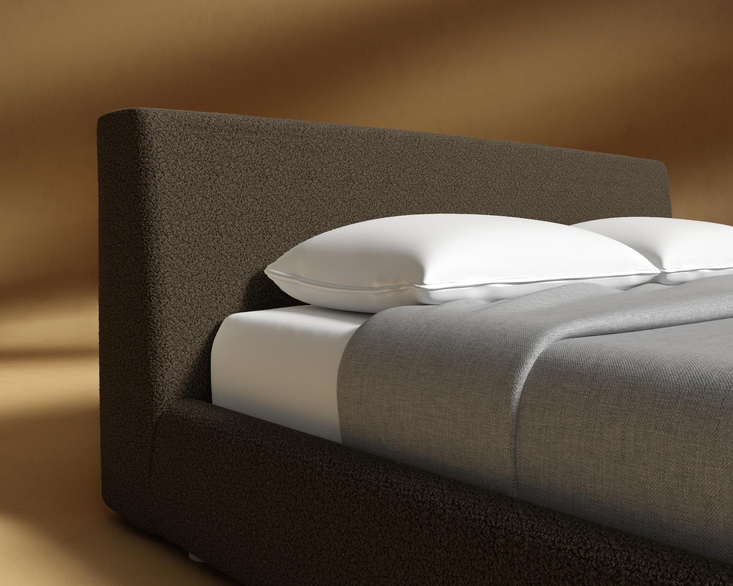 Ophelia_Bed_King_Shearling_Espresso