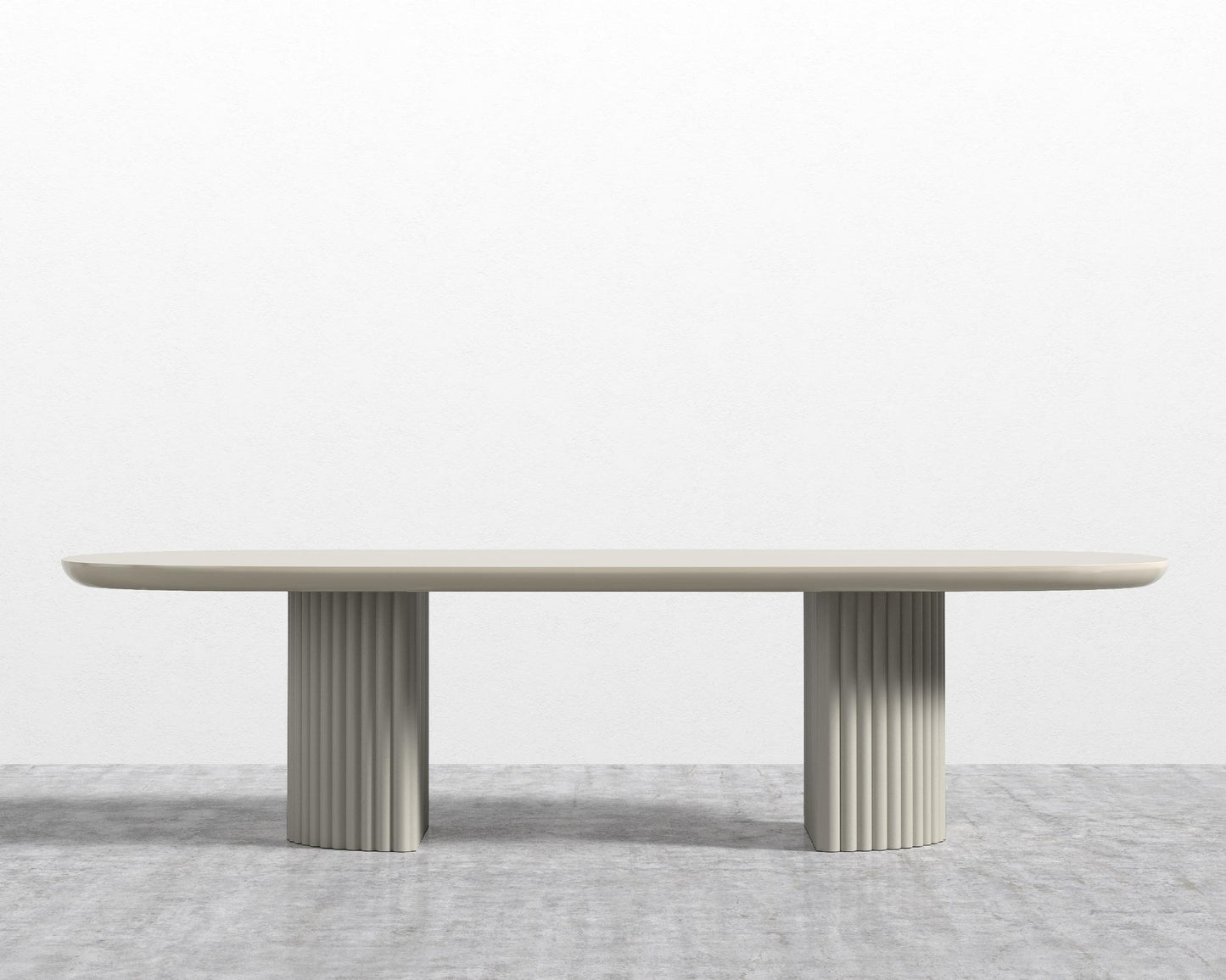 Osten Table - 120" - Alabaster Lacquer