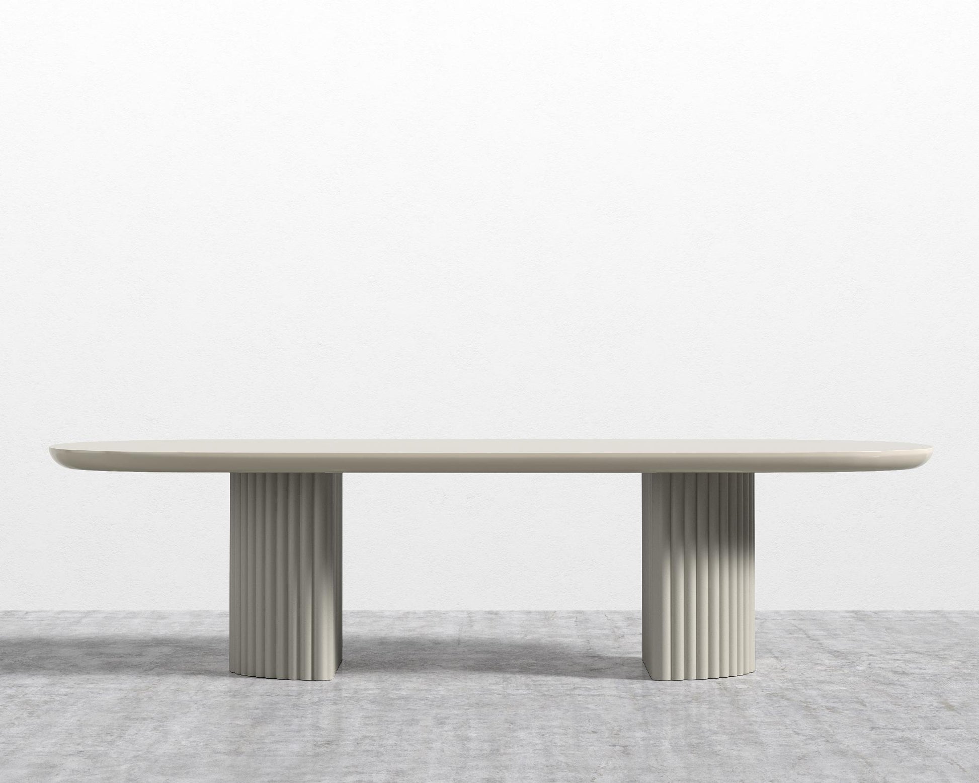 Osten Table - 120" - Alabaster Lacquer