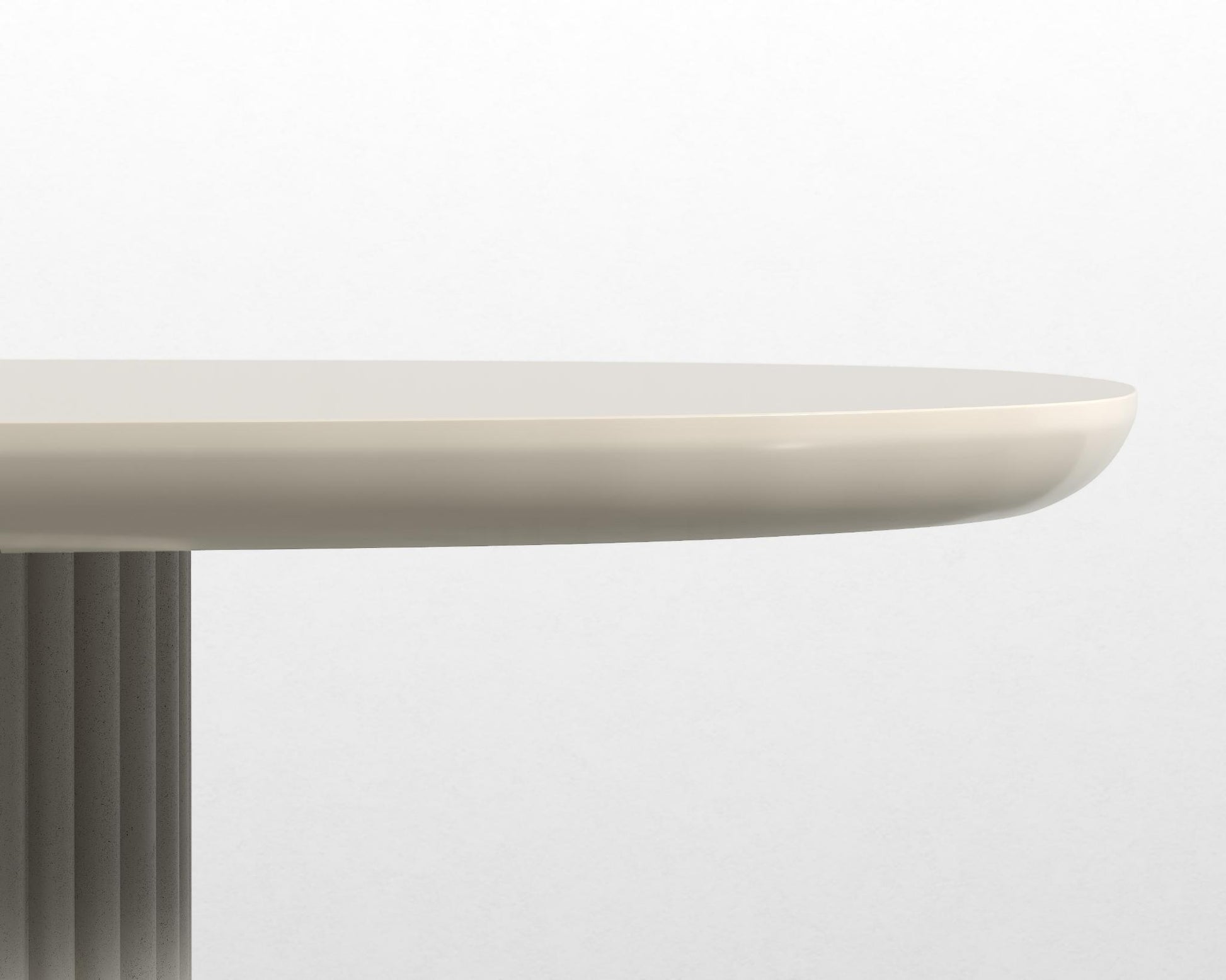 Osten Table - 120" - Alabaster Lacquer