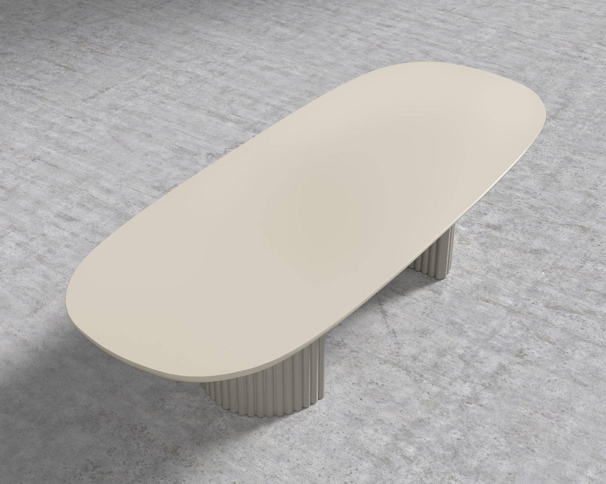 Osten Table - 120" - Alabaster Lacquer