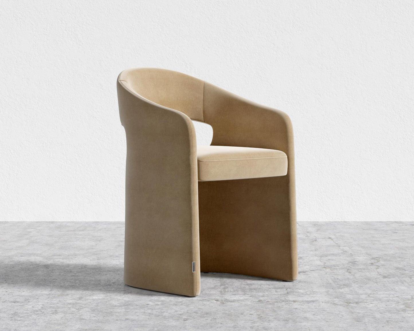 Rhea Dining Chair - Cotton Velvet - Tuscany