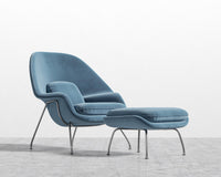 Womb Chair and Ottoman - Plush Velvet - Solstice