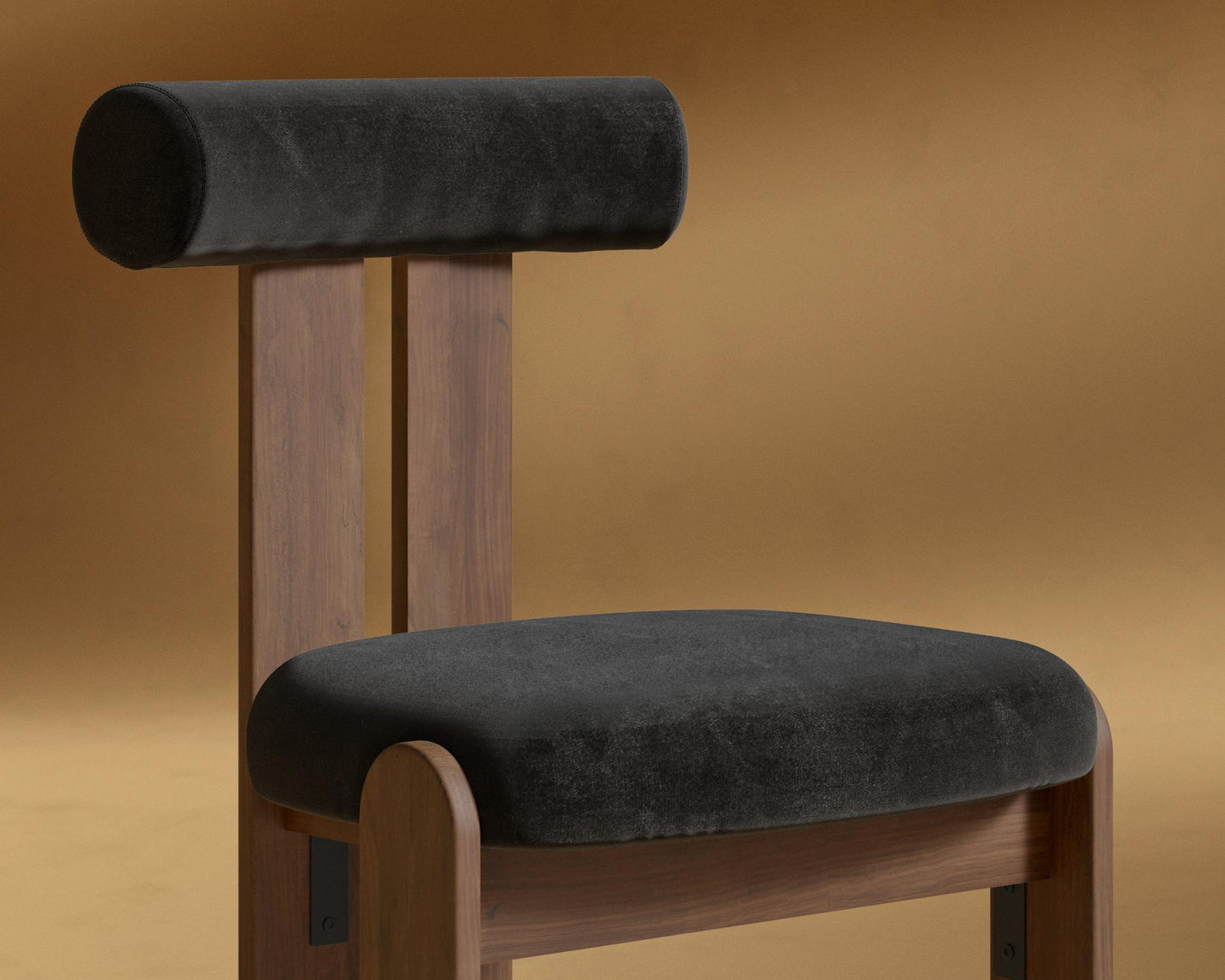 Tola_Dining_Chair_Plush_Velvet_Black