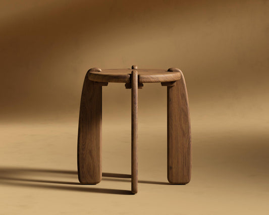 Orb Side Table - Acacia