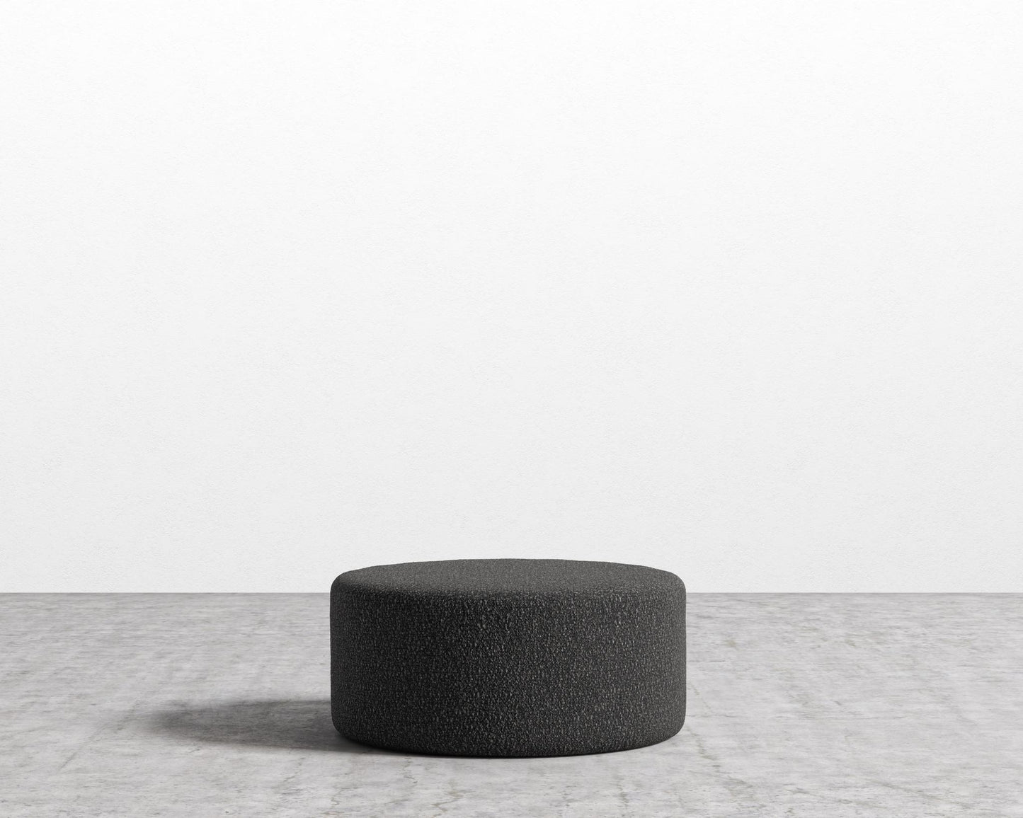 Nova Pouf Large - Chatou Boucle - Caviar